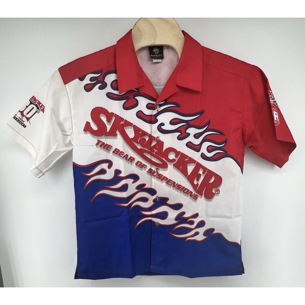 Skyjacker Lifts 30th Anniversary Sz Medium Retro Button Up Graphic Shop Shirt